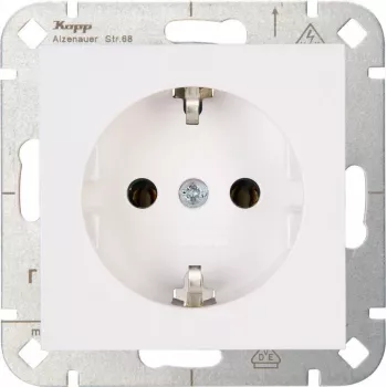 Heinrich Kopp HK07 Enchufe Schuko Blanco puro 949329007