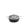 Fissler Adamant CA 24 cm olla de cocción con tapa de cristal, 4,2L, apta para inducción, antiadherente, made in Germany