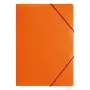 PAGNA Elastic Band Document Folder A3 PP 3 solapas naranja