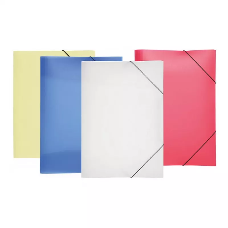 PAGNA Elastic Band Document Folder A3 PP 3 solapas naranja