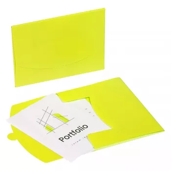 PAGNA funda para documentos DIN A4 verde lisa 0,43 mm
