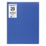 Pagna Carpeta de presentación Office DIN A4 20 fundas azul