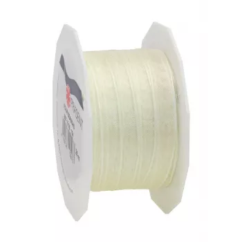C.E. Pattberg Cinta de regalo Four Seasons satinada mate crema 40 mm x 25 m
