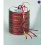 C.E. Pattberg Cinta de regalo rafia brillante rojo/oro 3,0 mm x 50,0 m