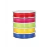 C.E. Pattberg cinta de regalo satén satinada multicolor 10,0 mm x 5x 3,0 m