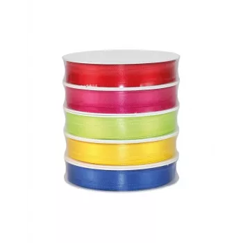 C.E. Pattberg cinta de regalo satén satinada multicolor 10,0 mm x 5x 3,0 m