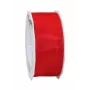 C.E. Pattberg Four Seasons cinta de regalo satinada mate roja 40 mm x 25 m