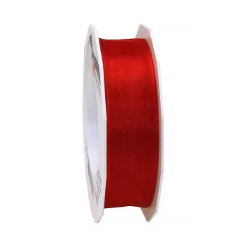 C.E. Pattberg cinta de regalo Four Seasons satén mate roja 25 mm x 25 m