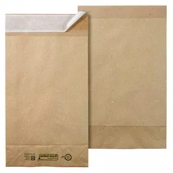 Vereinigte Papierwarenfabriken classic eco sobre de envío con fuelle inferior (aprox. DIN C4, fuelle inferior de 5,0 cm), sin ventana, natural