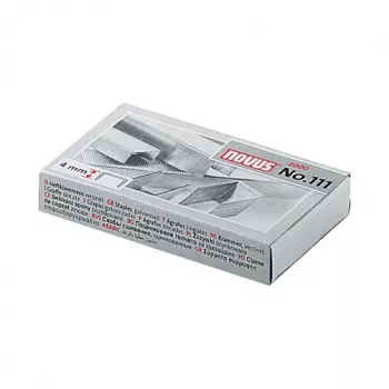 Novus N.º 111 grapas - 4 mm - 2000 uds. - 15 hojas - metal - gris