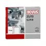 Novus Dahle Novus 23/13 SUPER pack de grapas - 1,3 cm - 1000 grapas - acero - acero inoxidable
