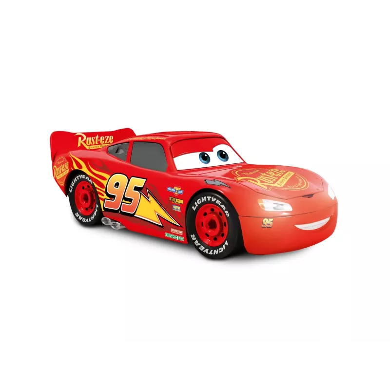 Revell Build & Play Disney Pixar Cars Lightning McQueen vehículo con luz y sonido, escala 1:20, maqueta para montar
