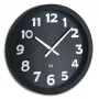 TFA 60.3506 Reloj de pared - Cuarzo - Redondo - Negro - Blanco - Vidrio - Metal