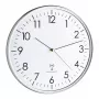 TFA 60.3514 Reloj de pared radioeléctrico analógico blanco/plata