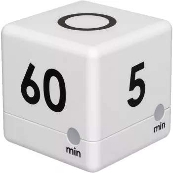 TFA 38.2032.02 Cube Timer Digital blanco/gris