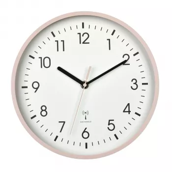 TFA Dostmann 60.3550.16 Reloj de pared radioeléctrico 24,5 cm x 4,2 cm rosa