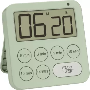 TFA Temporizador y cronómetro digital verde (38.2056.04)