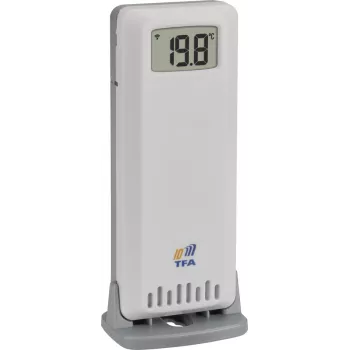 TFA 30.3901.02 ID-A5 Sensor de temperatura blanco radioeléctrico 868 MHz termosensor