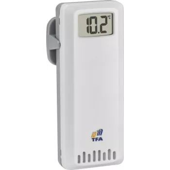 TFA 30.3906.02 ID-A6 Emisor termohigro profesional blanco
