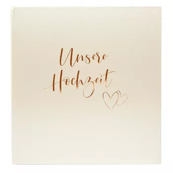 Goldbuch Herzklopfen álbum de fotos de boda 30x31 cm 60 páginas blancas modelo 08174