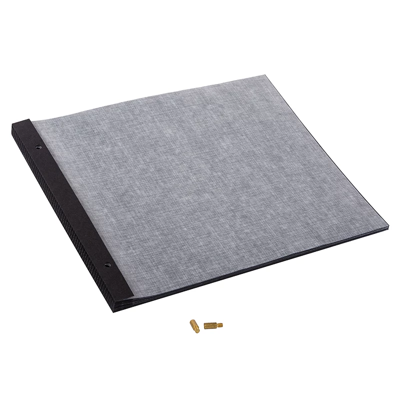 Goldbuch juego de recambio para álbumes de tornillos, 29 x 24 cm, 30 páginas negras, compatible con formato 30 x 25 cm (83 076)