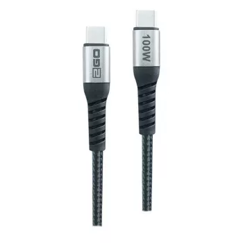 2GO USB-C Cable de carga rápida 100W 2m Negro