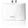 CLAGE MCX 3 Calentador de agua instantáneo electrónico mini, 3,5 kW, 230 V, horizontal, blanco
