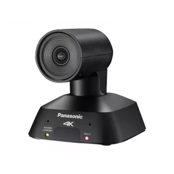 Cámara de conferencia PTZ 4K Panasonic AW-UE4KG con zoom óptico 24x, PoE+, negra