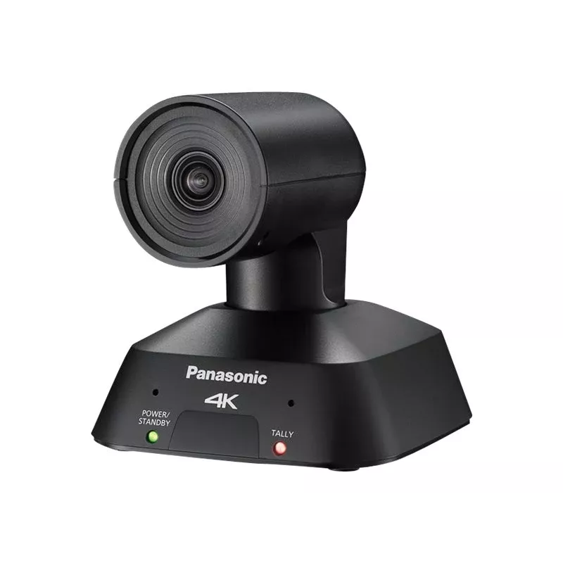 Cámara de conferencia PTZ 4K Panasonic AW-UE4KG con zoom óptico 24x, PoE+, negra