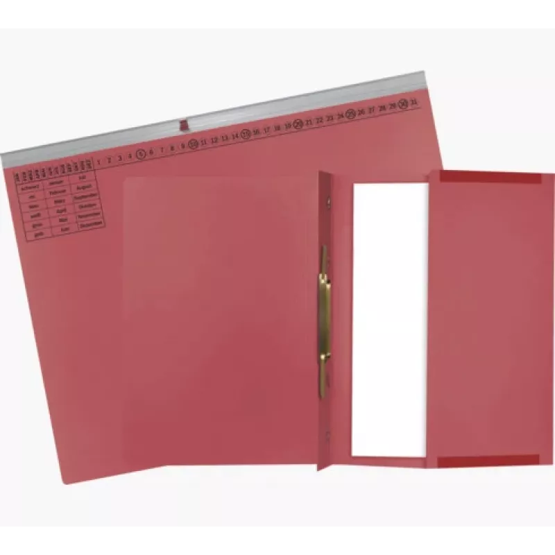 Exacompta 370103B Carpeta de archivo A4 Rojo Cartón 320 g/m²