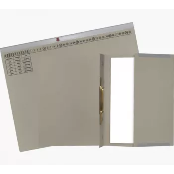 Exacompta 370110B Archivador - Cartón - Gris - 320 g/m² - 265 x 316 mm