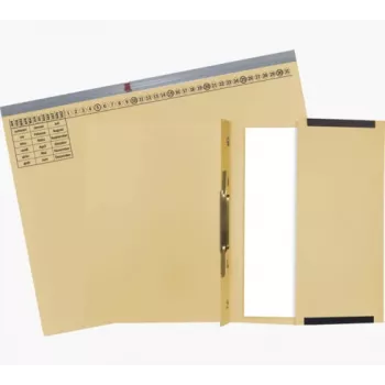 Exacompta 370122B Archivador convencional - Cartón - 320 g/m² - 265 x 316 mm - Pack de 1 ud. - Beige