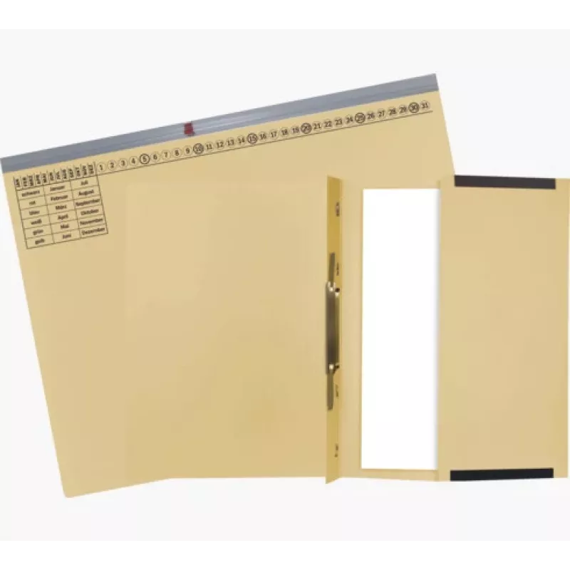 Exacompta 370122B Archivador convencional - Cartón - 320 g/m² - 265 x 316 mm - Pack de 1 ud. - Beige