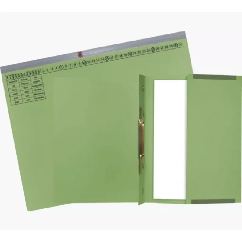 Exacompta 370125B Archivador - Cartón - Verde - 320 g/m² - 265 mm - 316 mm