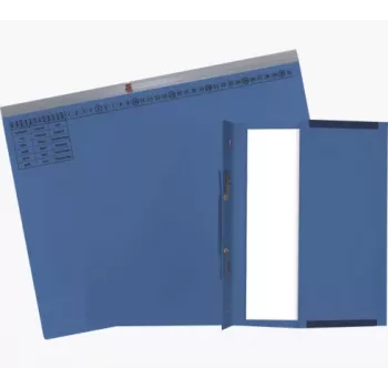 Exacompta 370207B Carpeta de archivo convencional - Cartón - Azul - 320 g/m² - 265 x 316 mm - A4