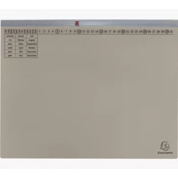 Exacompta 370210B Archivador - Cartón - Gris - 320 g/m² - 265 x 316 mm - A4