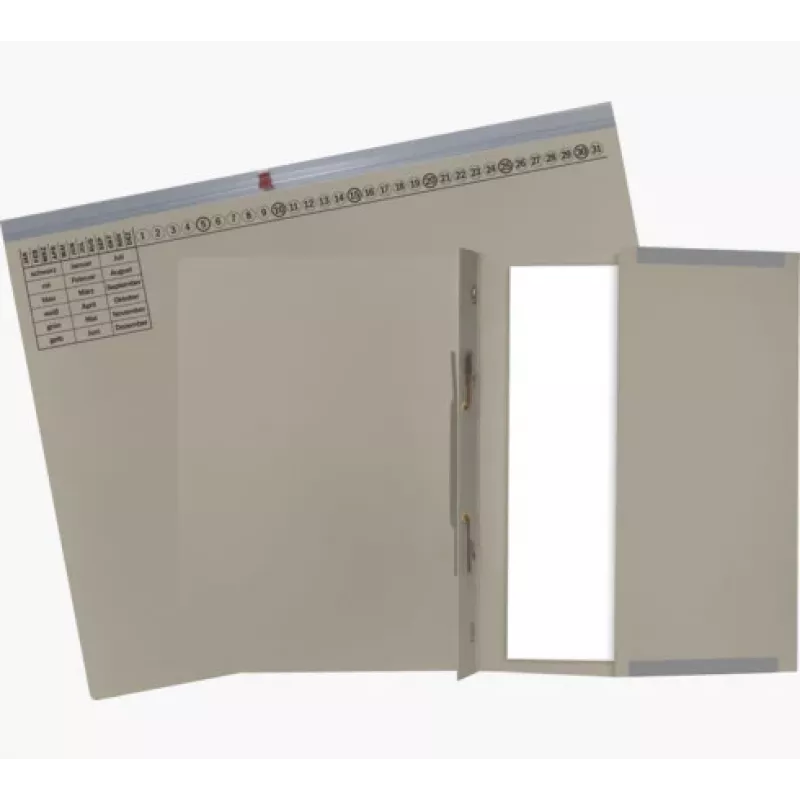 Exacompta 370210B Archivador - Cartón - Gris - 320 g/m² - 265 x 316 mm - A4