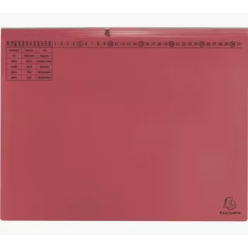 Exacompta 370303B Archivador convencional - Cartón - Rojo - 320 g/m² - 265 mm - 316 mm