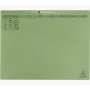 Exacompta 370325B Archivador - Cartón - Verde - 320 g/m² - 265 x 316 mm