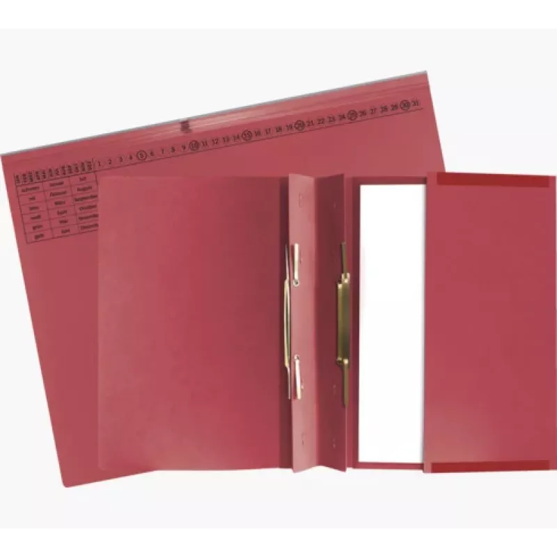 Exacompta 370403B Carpeta de archivo convencional - Cartón - Rojo - 320 g/m² - 265 x 316 mm