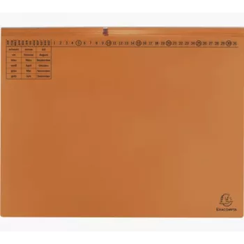 Exacompta 370409B Carpeta de documentos convencional - Cartón - Naranja - 320 g/m² - 265 mm - 316 mm