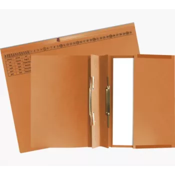 Exacompta 370409B Carpeta de documentos convencional - Cartón - Naranja - 320 g/m² - 265 mm - 316 mm