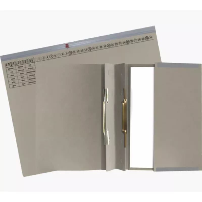 Exacompta 370410B Archivador de palanca A4 80 mm lomo Gris Cartón 320 g/m²