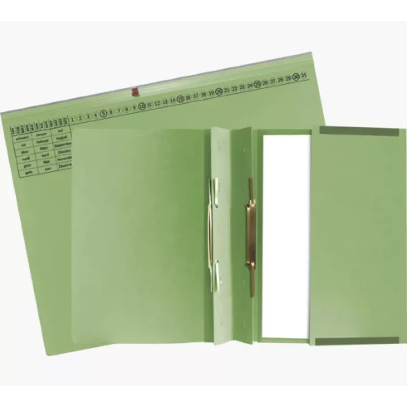 Exacompta 370425B Archivador de anillas A4 Cartón Verde 320 g/m² Con mecanismo metálico