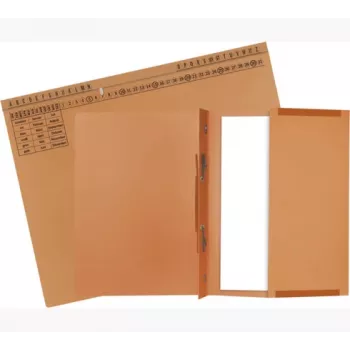 Exacompta 371109B Archivador - Cartón - Naranja - 320 g/m² - 265 x 316 mm