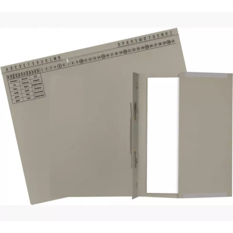 Exacompta 371110B Archivador - Cartón - Gris - 320 g/m² - 265 x 316 mm