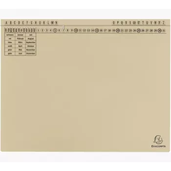 Exacompta 371122B Carpeta de documentos - Cartón - 320 g/m² - A4 - Azul - 1 ud.