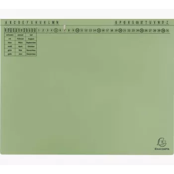 Exacompta 371125B Archivador - Cartón - Verde - 320 g/m² - 265 mm - 316 mm
