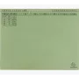 Exacompta 371125B Archivador - Cartón - Verde - 320 g/m² - 265 mm - 316 mm