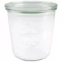 WECK Tarro de tapa con junta 580ml set de 6 - Tarros de conserva transparentes con tapas, clips y juntas de goma